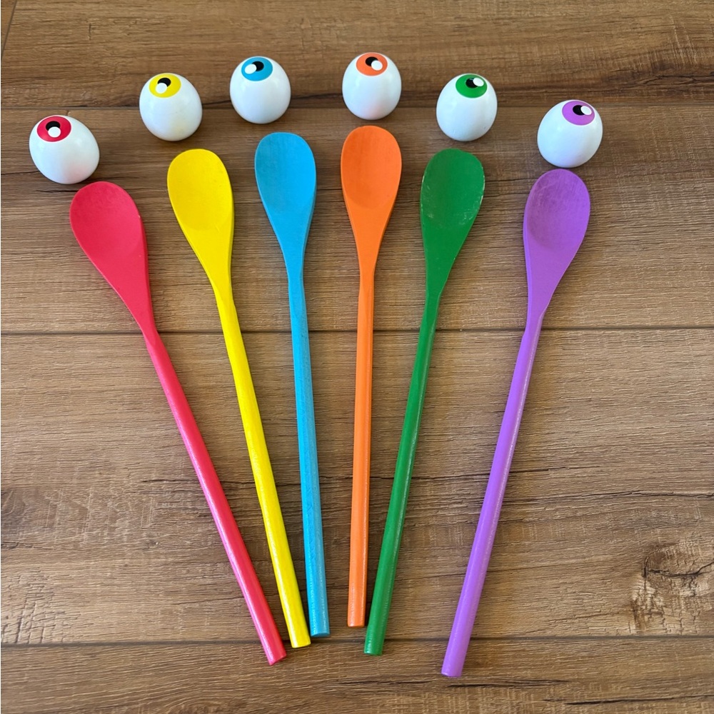 Halloween Eyeball (egg) spoon race set